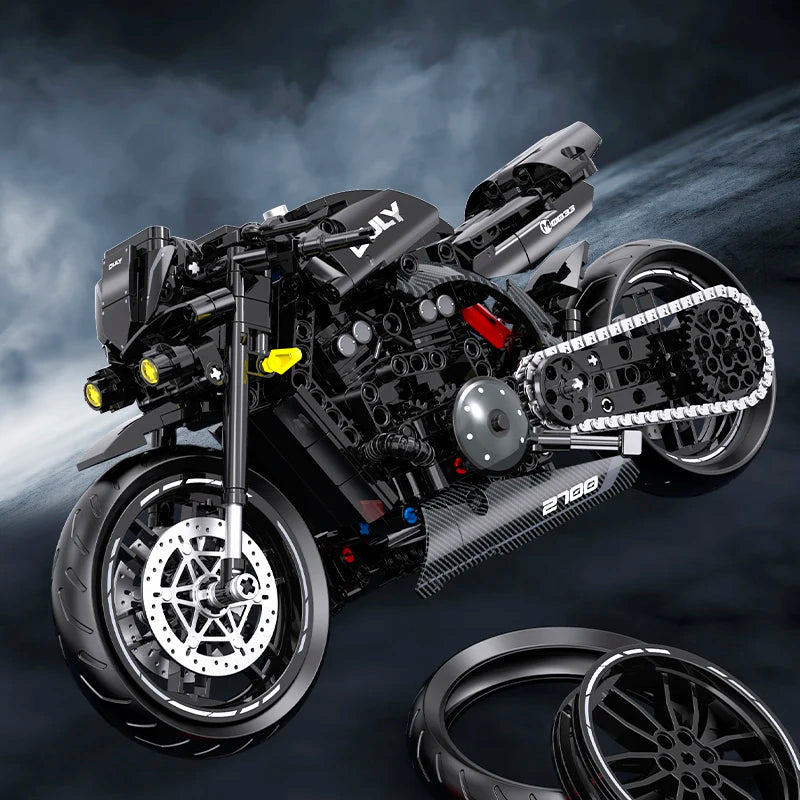 Classic City Racing Motorcycle 1:8 (Style 4)