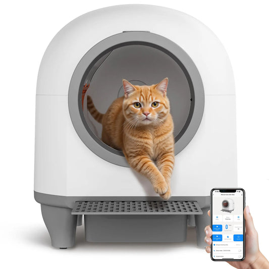 90L Smart Self-Cleaning Cat Litter Box — WiFi App-Controlled