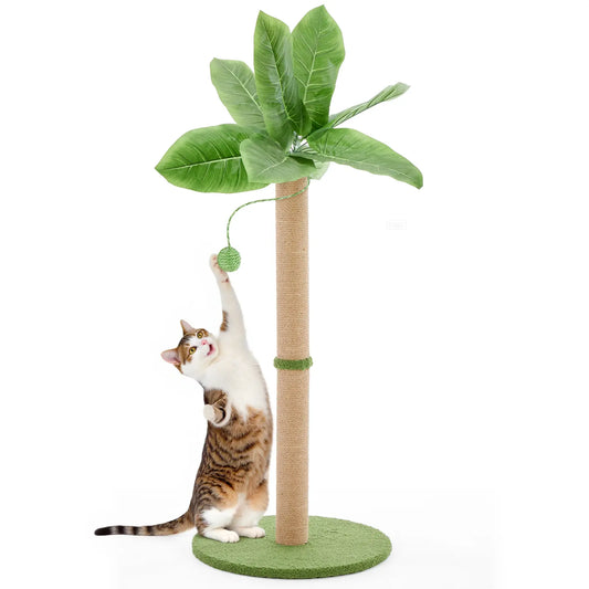 Multi-Level Cat Tree — Tall Tower with Sisal Posts & Condo