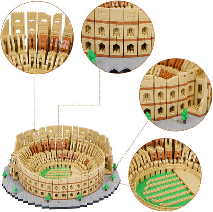 Roman Colosseum Micro Model (5594+ Pcs)