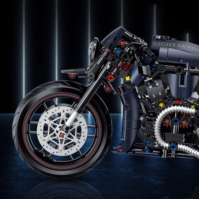 1:8 Night Racer Motorbike (500+ Pcs)