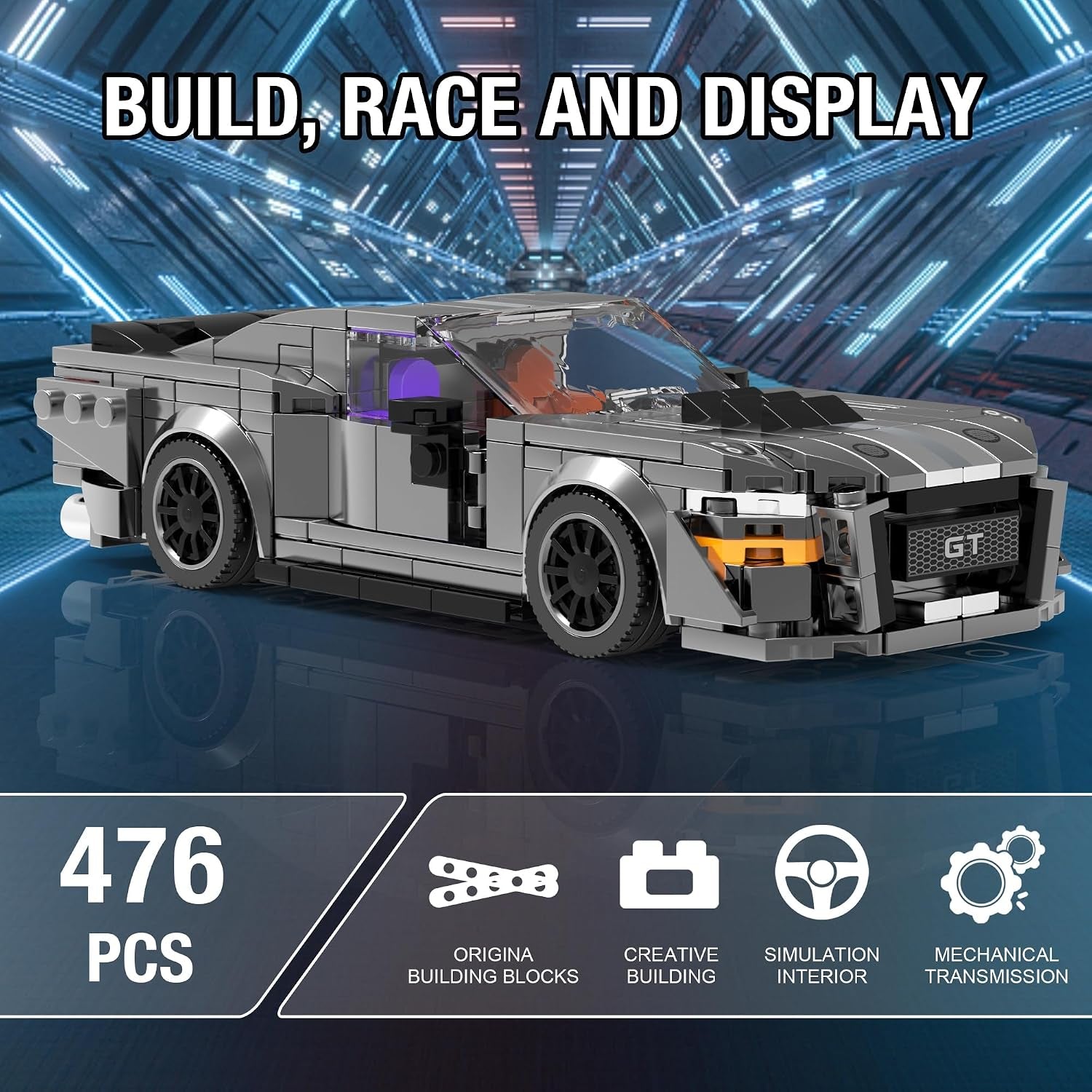 Grand Prix Super Sports Racing Set (476+ Pcs)