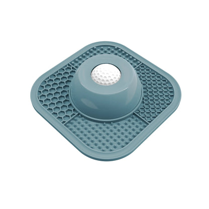 PLOSIF Slow Feeder Dog Bowl - Anti-Slip Ball-In Design for Liquid Treats, 3/4 Cup Bone Broth Yogurt Lick Toy for Small Medium Large Breeds, Slow Feeders for Dietary Supplement/Post-Op Nutrition, Pet Supplies Dog Accessories, Feeder Bowl Bowls