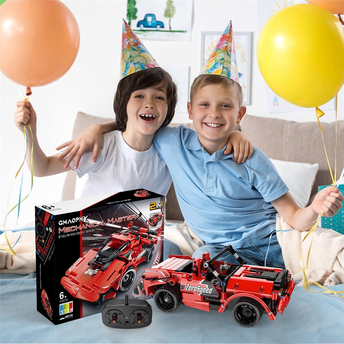 2-in-1 Remote Control Racer Car STEM Kit
