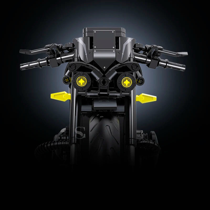 Classic City Racing Motorcycle 1:8 (Style 4)