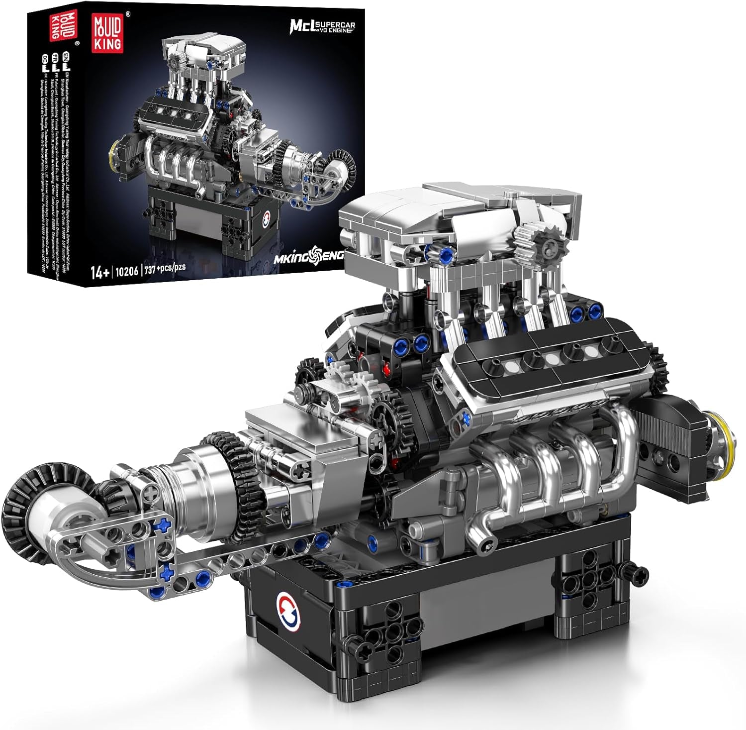 Supercar V8 Engine Model Kit (Runs!)