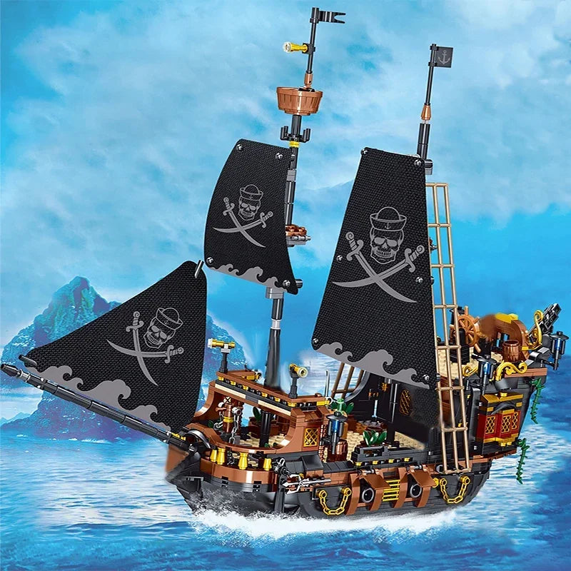 Pirate Sailboat Desktop Model