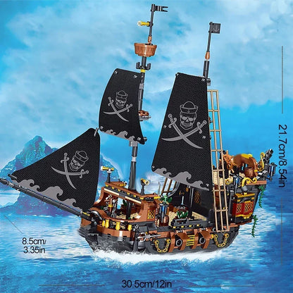 Pirate Sailboat Desktop Model