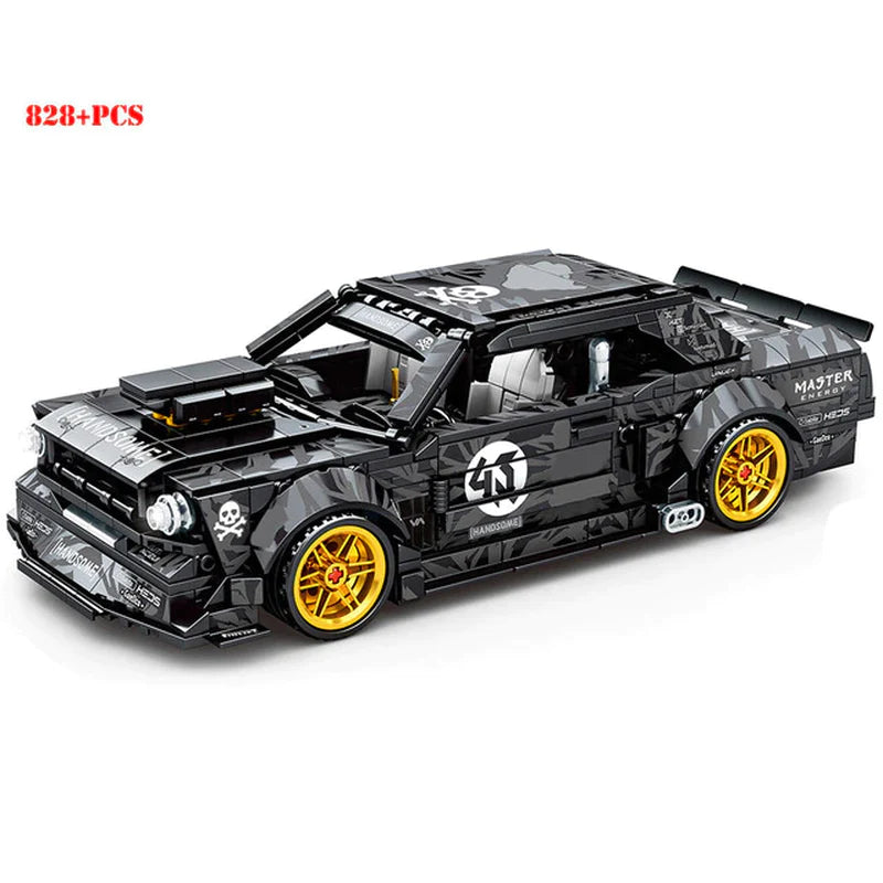 Classic Drift Racing Car (Pull-Back Model)