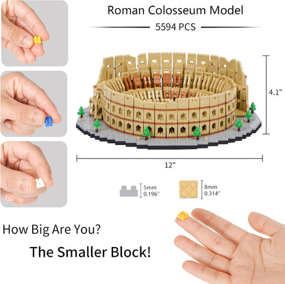 Roman Colosseum Micro Model (5594+ Pcs)