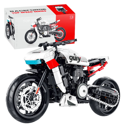 Classic City Racing Motorcycle 1:8 (Style 2)