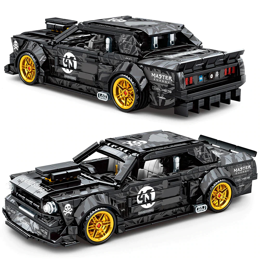 Classic Drift Racing Car (Pull-Back Model)