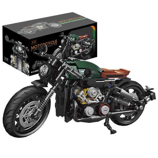 Technical Motorbike 1:8 (600+ Pcs, Style 2)