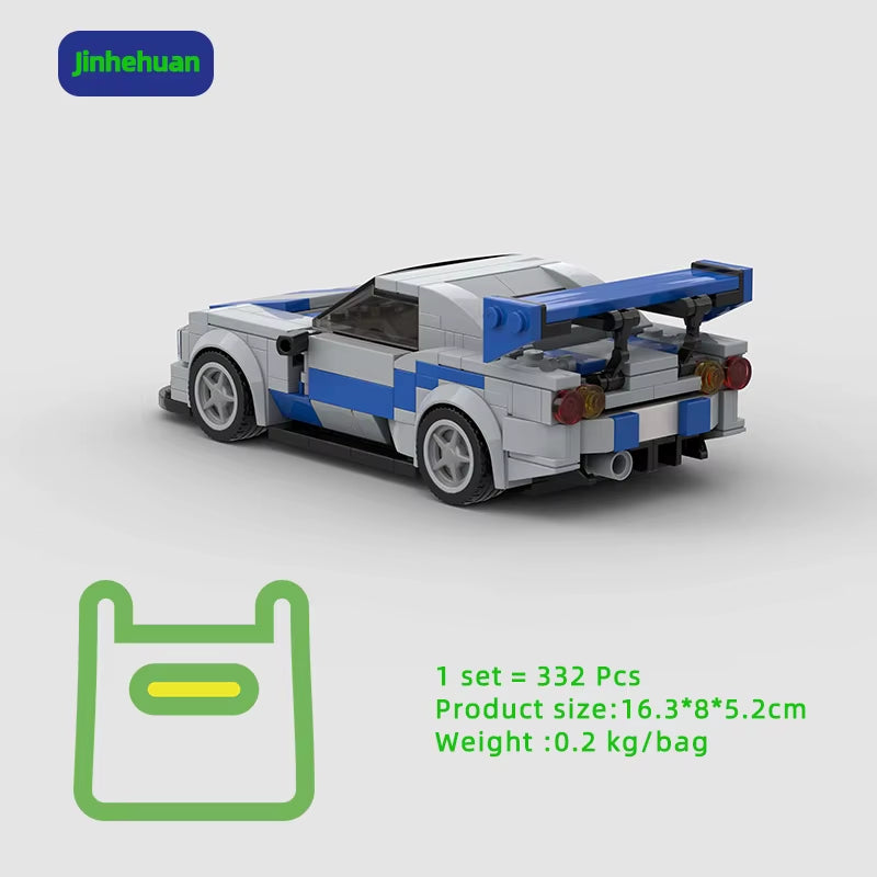 Small Car Model Building Set
