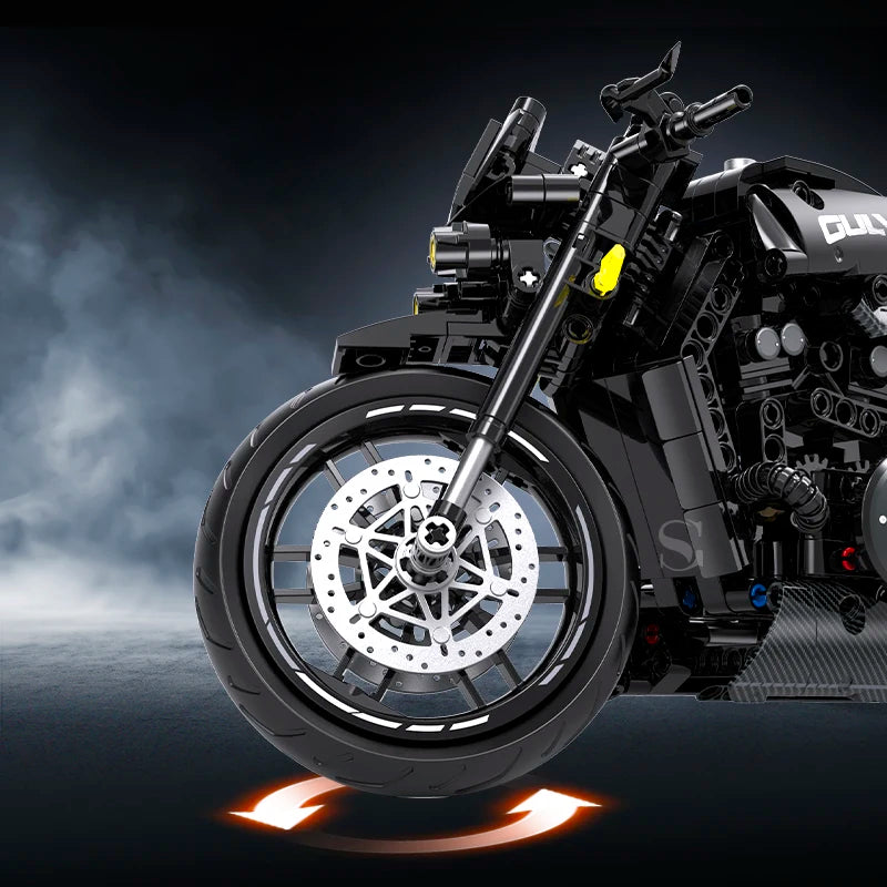 Classic City Racing Motorcycle 1:8 (Style 4)