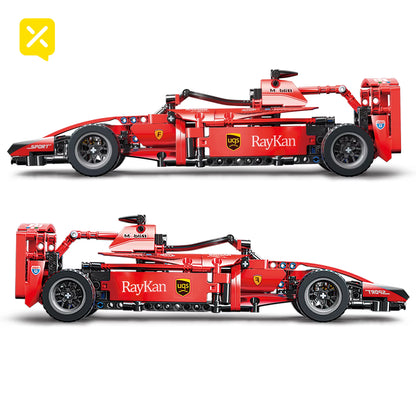 1:18 Red RC Race Car Set (455+ Pcs)