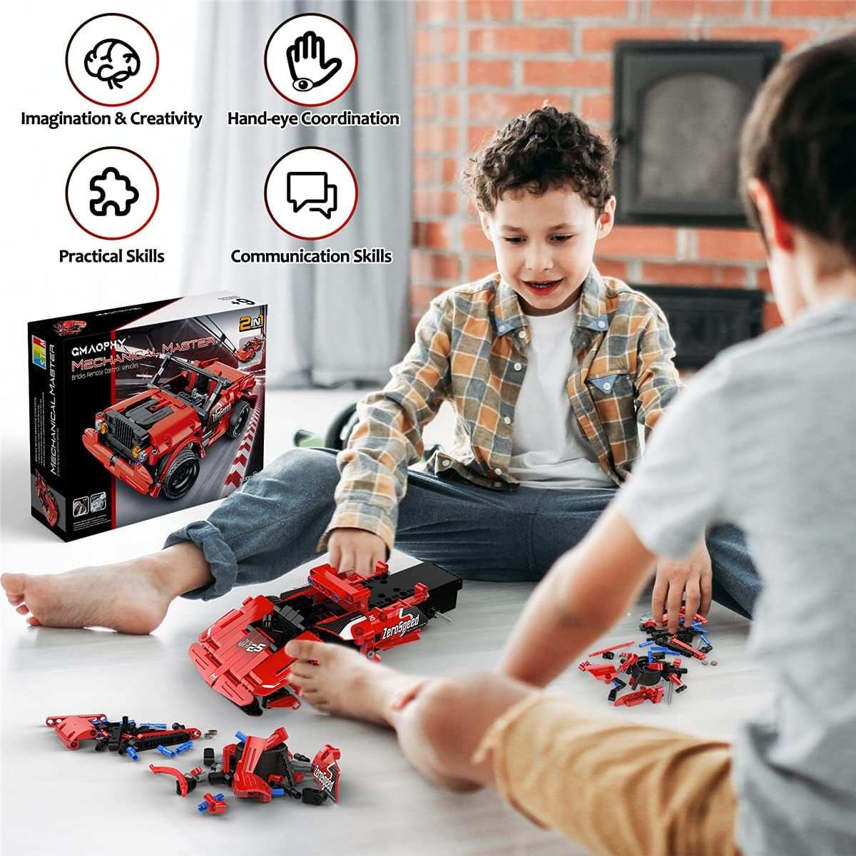 2-in-1 Remote Control Racer Car STEM Kit