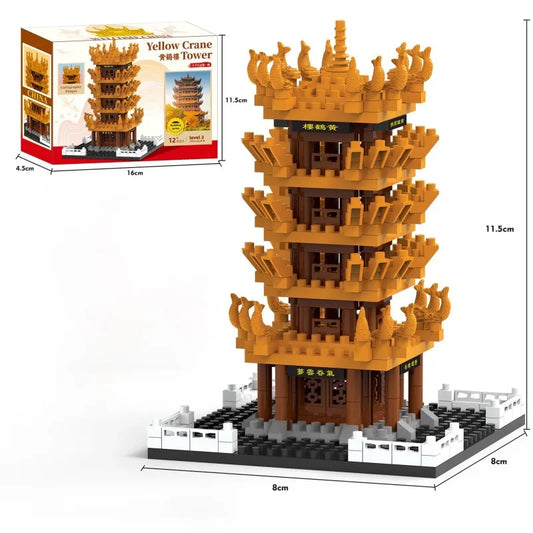 Yellow Crane Tower Micro Model