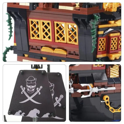 Pirate Sailboat Desktop Model