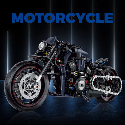 1:8 Night Racer Motorbike (500+ Pcs)