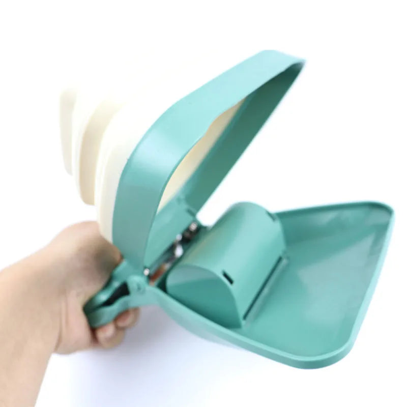 Foldable Dog Pooper Scooper with Biodegradable Bags for Effortless Waste Cleanup