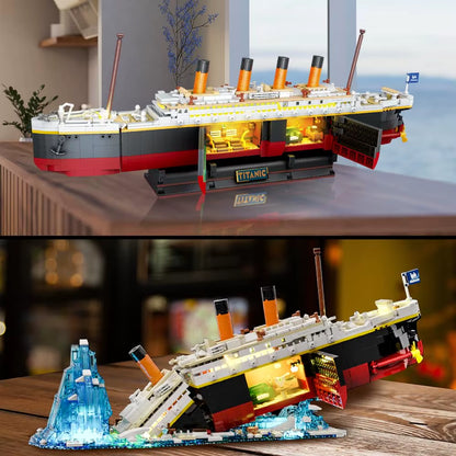 Titanic Ship Model with LED (2-in-1)