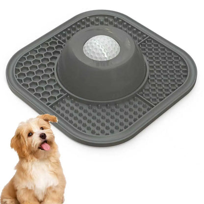 PLOSIF Slow Feeder Dog Bowl - Anti-Slip Ball-In Design for Liquid Treats, 3/4 Cup Bone Broth Yogurt Lick Toy for Small Medium Large Breeds, Slow Feeders for Dietary Supplement/Post-Op Nutrition, Pet Supplies Dog Accessories, Feeder Bowl Bowls