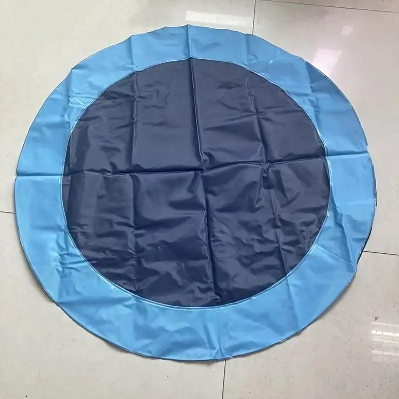 Outdoor Dog Splash Pad — Portable Non-Slip Water Sprinkler Mat