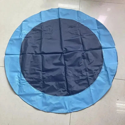 Outdoor Dog Splash Pad — Portable Non-Slip Water Sprinkler Mat