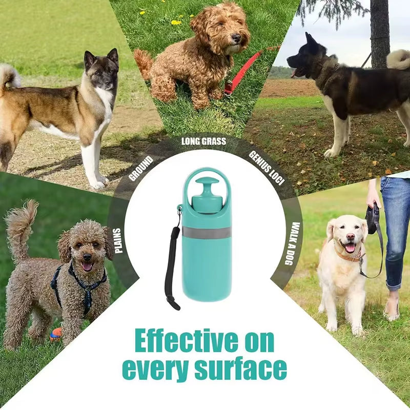 Portable Dog Waste Scooper — No-Touch Design with Built-In Bag