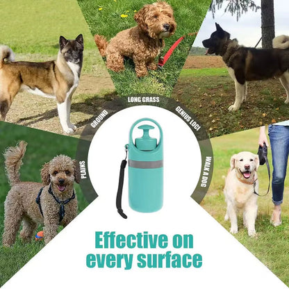 Portable Dog Waste Scooper — No-Touch Design with Built-In Bag