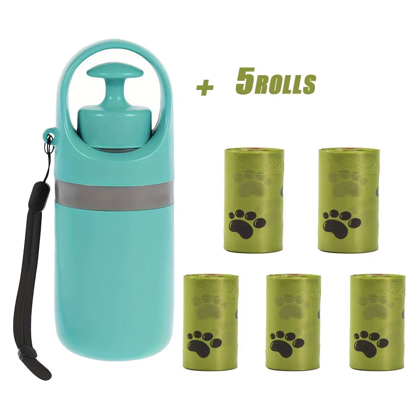 Portable Dog Waste Scooper — No-Touch Design with Built-In Bag