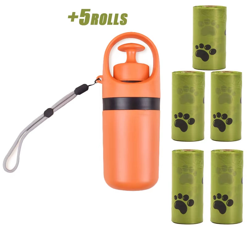 Portable Dog Waste Scooper — No-Touch Design with Built-In Bag