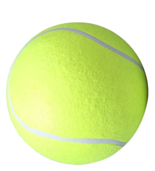 Giant Tennis Ball Dog Toy — Jumbo Plush for Chewing & Training (7/8/9.5 in)
