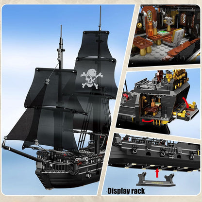 Black Pearl Pirate Ship Mini (1424+ Pcs)