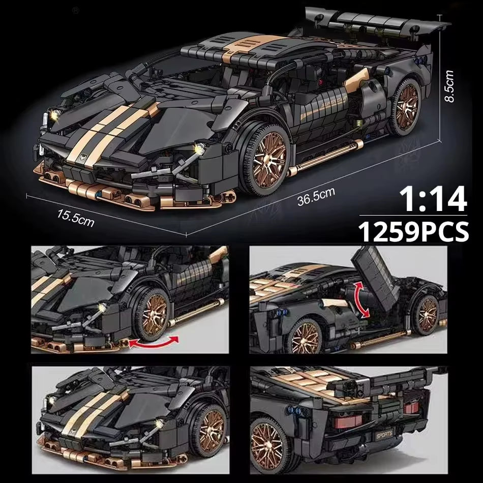 Collectible Sports Car Model 1:14 (1280+ Pcs)