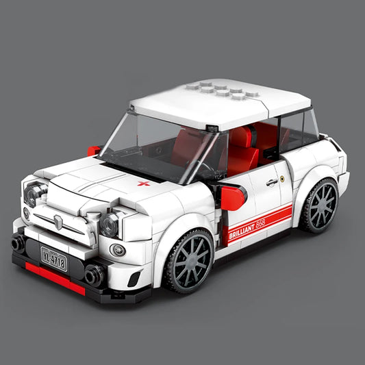 Classic Racing Car STEM Building Blocks (325+ Pcs)