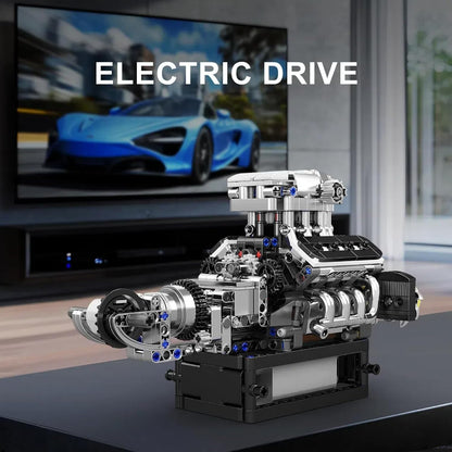 Supercar V8 Engine Model Kit (Runs!)