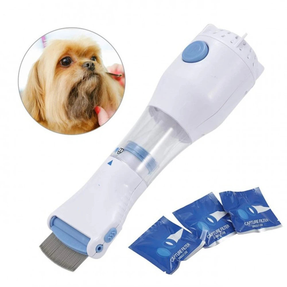Electric anti Lice Comb Pet Puppy Dog Cat Head Flea Removal Killer Brush Pets Comb Cats Dogs Hair Cleaner Lice Remover Comb