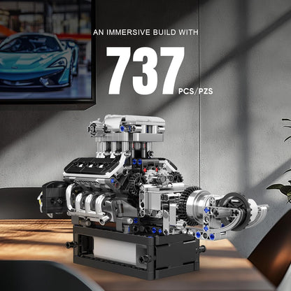 Supercar V8 Engine Model Kit (Runs!)