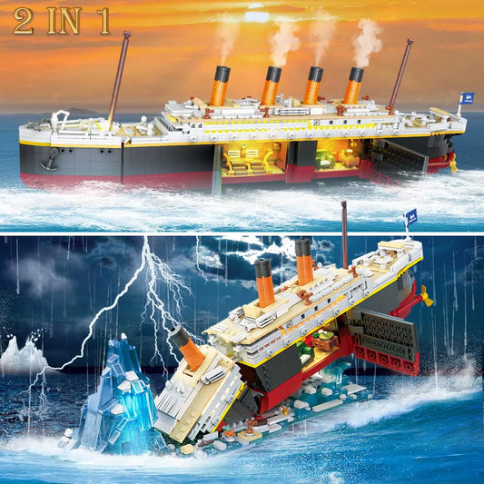 Titanic Ship Model with LED (2-in-1)