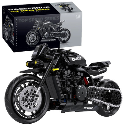 Classic City Racing Motorcycle 1:8 (Style 4)