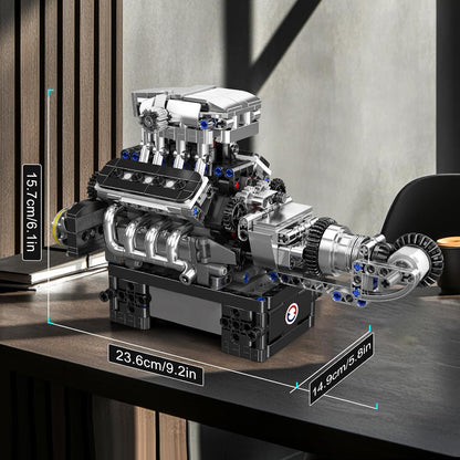 Supercar V8 Engine Model Kit (Runs!)