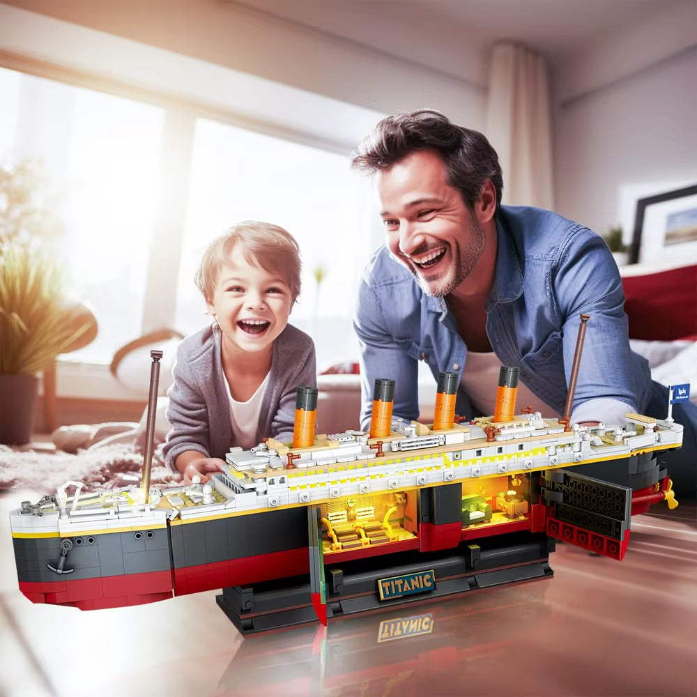 Titanic Ship Model with LED (2-in-1)