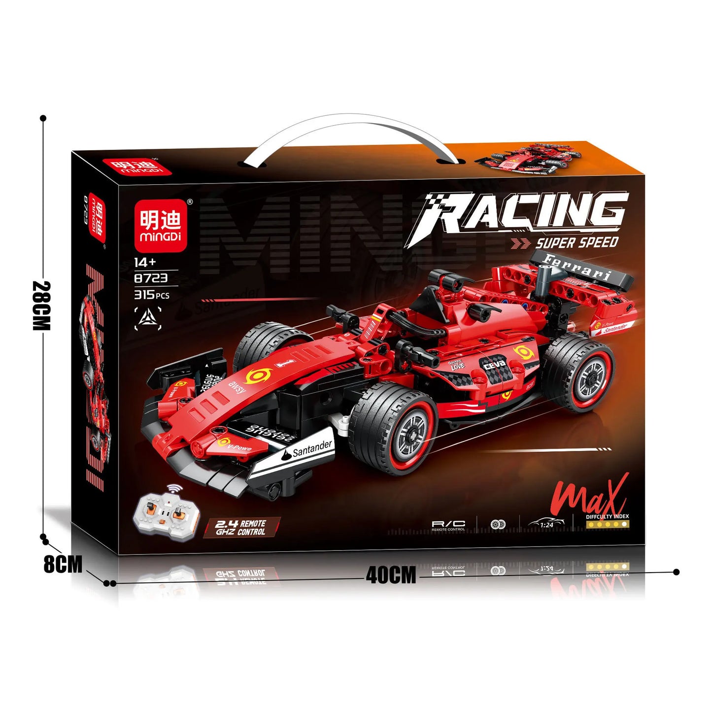 F1 RC Race Car 1:24 (313+ Pcs)