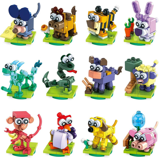 Easter Animals Mini Building Set (12 Pack)