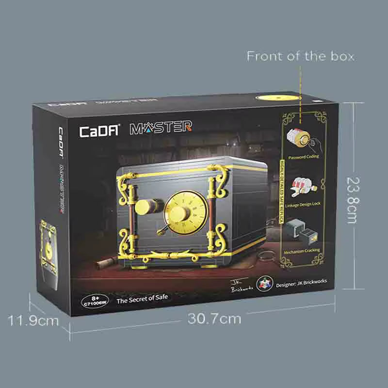 Retro Combination Safe Building Set (422+ Pcs)