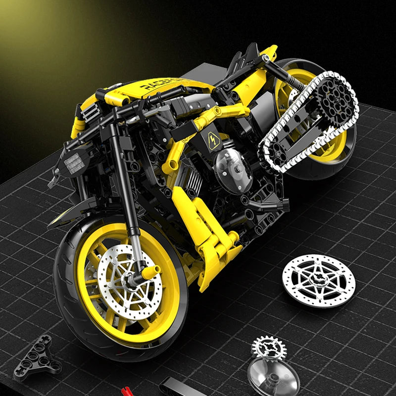Classic City Racing Motorcycle 1:8 (Style 2)