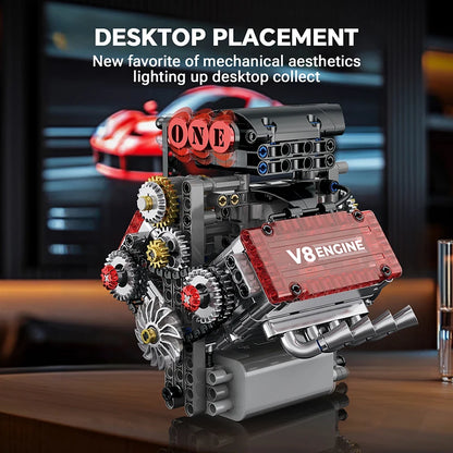 V8 Engine Motorized Model (DIY Edition)