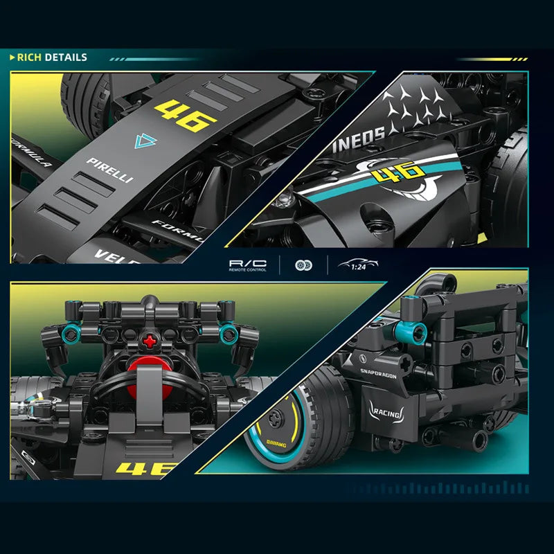 F1 RC Race Car 1:24 (313+ Pcs)
